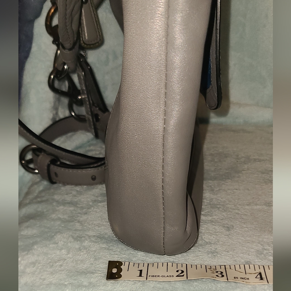 Coach Gray and Green Crossbody Bag - Picture 15 of 15